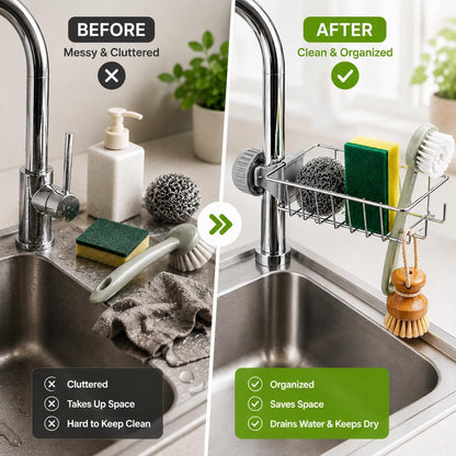 360° Adjustable Sink Organizer